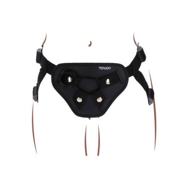 GET REAL - STRAP-ON DELUXE HARNESS BLACK 4